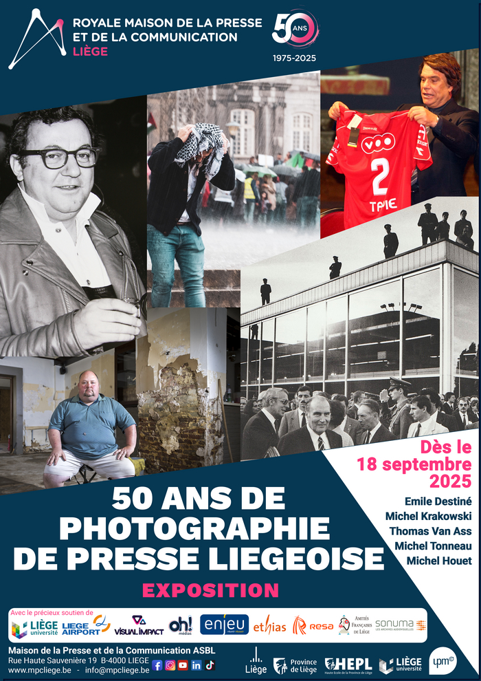 50 ans de photographies de presse liégeoise