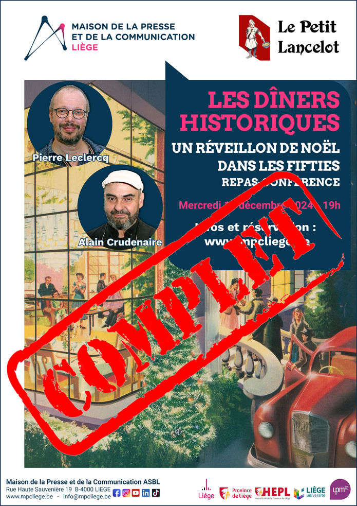 Diners historiques : Un réveillon de Noël dans les fifties