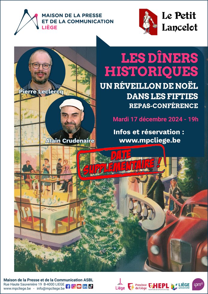 Diners historiques : Un réveillon de Noël dans les fifties