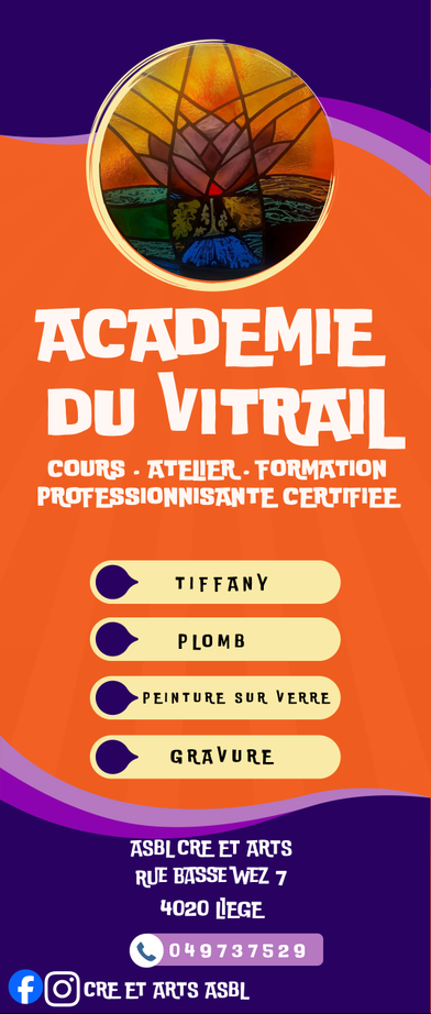 Cr&eacute; et Art ASBL Vitrail