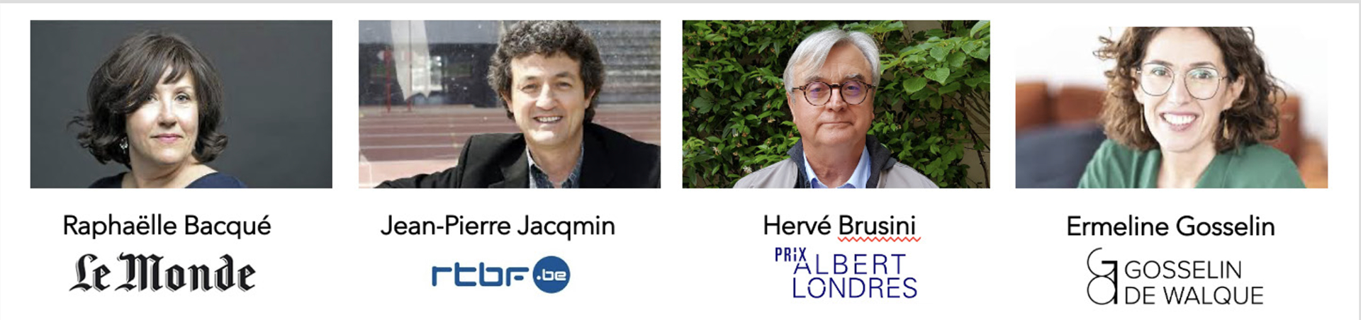 Grand d&eacute;bat : Intervenants