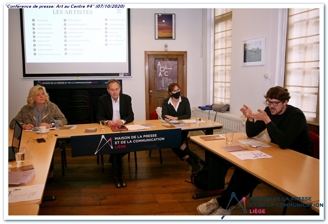 Conférence de presse : Art au centre #4
