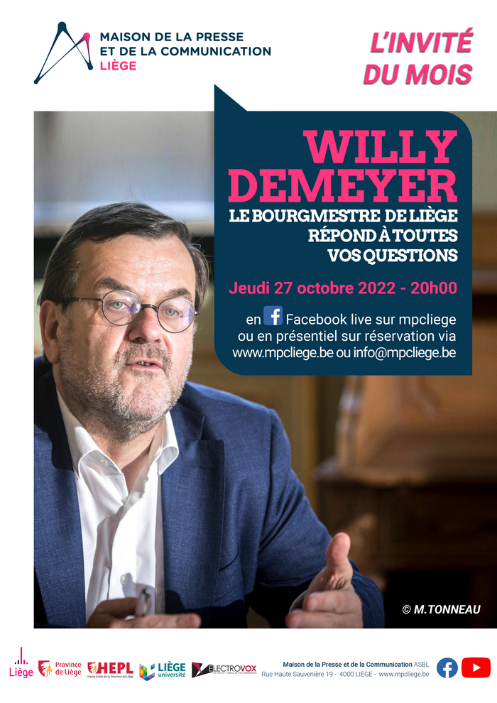 L'invité du mois : Willy Demeyer