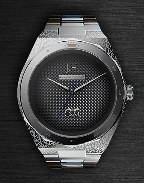 Montre JH alu foncé